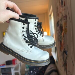 White Toddler Doc Martens